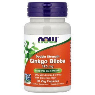 NOW Ginkgo Biloba 120 mg 50 капсул Гінкго Білоба