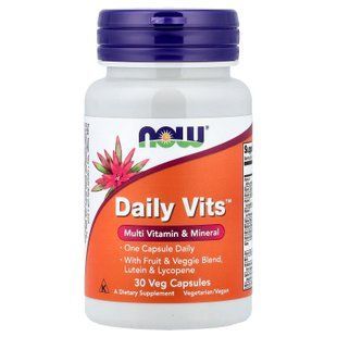NOW Foods Daily Vits 30 caps Универсальные