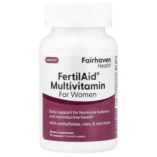 Fairhaven Health FertilAid Multivitamin For Women 90 Capsules Витамины для женщин