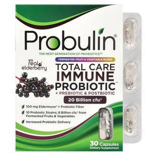 Probulin Immune Probiotic + Prebiotic & Postbiotic with Real Elderberry 30 капсул Пробіотики та пребіотики