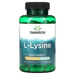 Swanson L-Lysine 500 mg 100 caps Лизин