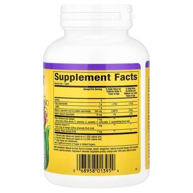 Natural Factors Chewable Vitamin C 250 mg 90 Chewable Tablets Витамин С для детей