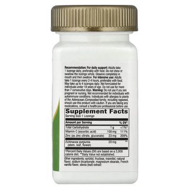 Nature's Way Zinc 60 смоктальних таблеток Цинк