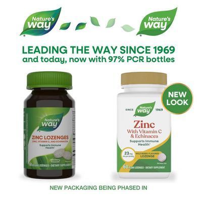 Nature's Way Zinc 60 смоктальних таблеток Цинк