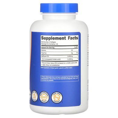 Nutricost CLA 120 рідких капсул CLA