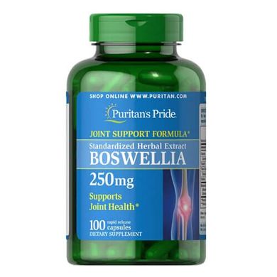 Puritan's Pride Boswellia Standardized Extract 250 mg 100 капсул Босвелия