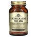Solgar L-Glutamine 500 mg 100 рослинних капсул
