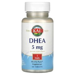 KAL DHEA 5 mg 60 Tablets DHEA