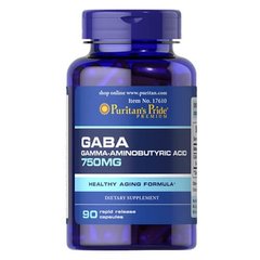 Puritan's Pride GABA 750 mg 90 капс GABA