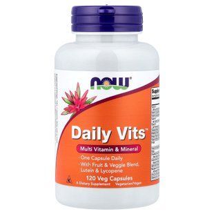 NOW Foods Daily Vits 120 капсул Універсальні