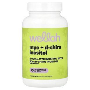 Wellah Myo + D-Chiro Inositol 120 Capsules Инозитол (B-8)