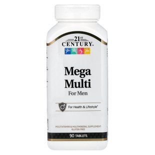 21st Century Mega Multi for Men 90 таблеток Вітамінно-мінеральні комплекси