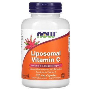 NOW Liposomal Vitamin C 120 капсул Вітамін С