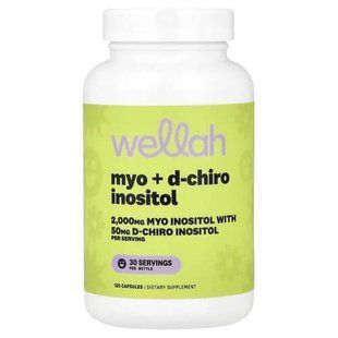 Wellah Myo + D-Chiro Inositol 120 Capsules Инозитол (B-8)