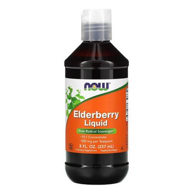 NOW Elderberry Liquid 237 мл Бузина