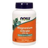 NOW Magnesium Citrate 200 mg 100 таблеток Магній