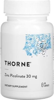 Thorne Zinc Picolinate 30 mg 60 caps Цинк