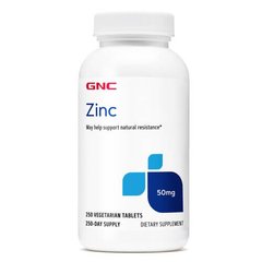GNC Zinc 50 mg 250 табл