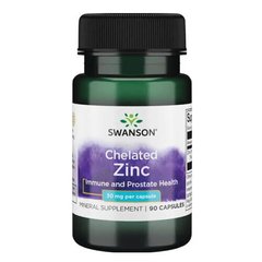 Swanson Zinc Chelate 30 mg 90 капсул Цинк