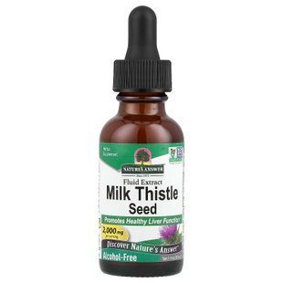 Nature's Answer Milk Thistle Seed 2,000 mg 30 мл Розторопша (Силімарин)