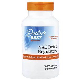 Doctor's Best NAC 600 mg 180 Veggie Caps NAC (N-ацетил-L-цистеин)