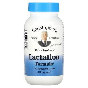 Christopher's Original Formulas Lactation Formula 415 mg 100 капс. Другие экстракты