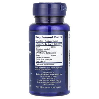 Life Extension Cortisol-Stress Balance 30 вегетаріанських капсул Підтримка наднирників