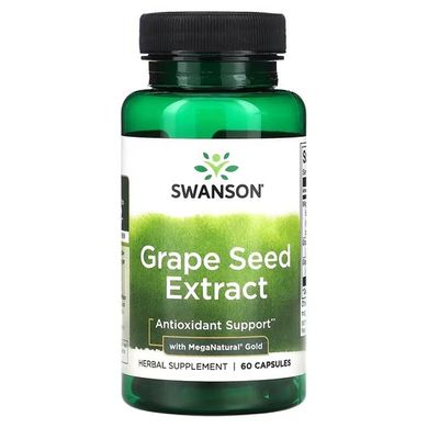 Swanson Grape Seed Extract with MegaNatural Gold 60 капс. Виноградная косточка