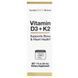 California Gold Nutrition Vitamin D3 + K2 as MK4 25 30 мл