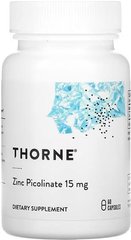 Thorne Zinc Picolinate 15 mg 60 caps Цинк