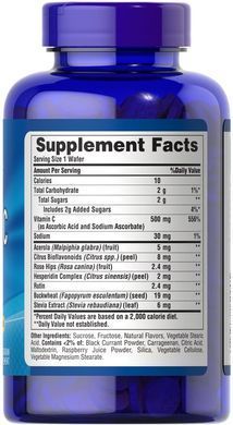 Puritan's Pride Acerola C Chewable 500 mg 60 cмоктальних таблеток Вітамін С