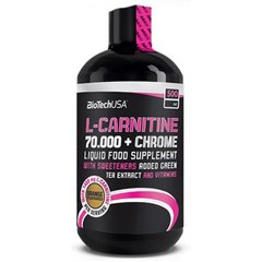 L-Carnitine Liquid 70 000 + Chrome 500 мл, Апельсин