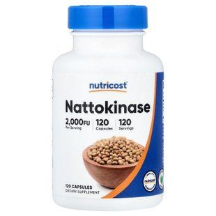 Nutricost Nattokinase 2,000 FU 120 capsules Наттокиназа (Nattokinase)