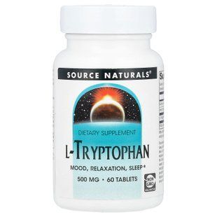 Source Naturals L-Tryptophan 60 tablets Триптофан