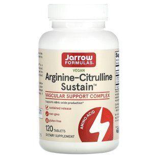Jarrow Formulas Arginine-Citrulline Sustain 120 tablets Аргинин