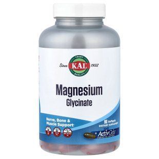 KAL Magnesium Glycinate 90 Softgels Магний