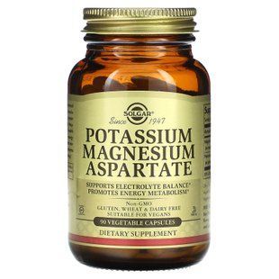 Solgar Potassium Magnesium Aspartate 90 caps Калий