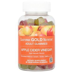 California Gold Nutrition Apple Cider Vinegar 90 жувальних цукерок Яблучний оцет