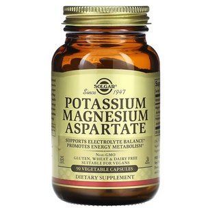 Solgar Potassium Magnesium Aspartate 90 caps Калий
