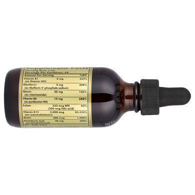Solgar Sublingual Liquid B-12 with B-Complex 2,000 mcg 59 ml Кобаламін (B-12)