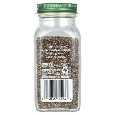 Simply Organic Black Pepper 65 g Специи