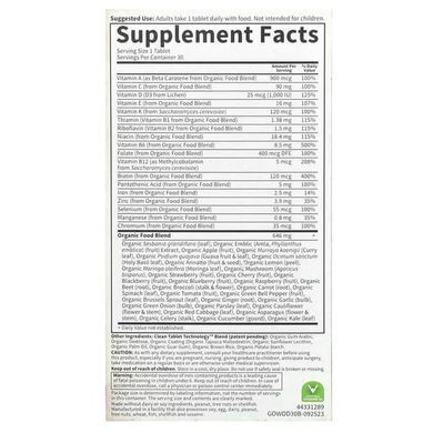Garden of Life Organics Women's Once Daily 30 рослинних таблеток Вітаміни для жінок