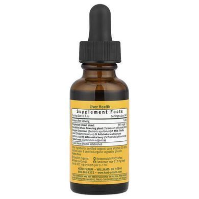 Жидкий экстракт Herb Pharm (Liver) Health, 30 мл Поддержка печени и желчного