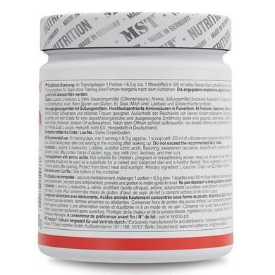 MST BCAA Zero 300 g BCAA