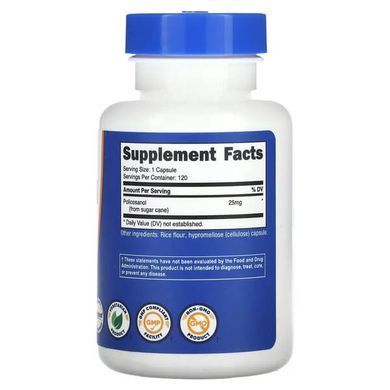 Nutricost Policosanol 25 mg 120 капсул Полікозанол