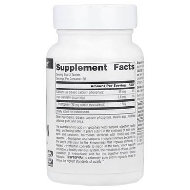 Source Naturals L-Tryptophan 60 таблеток Триптофан