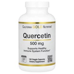 California Gold Nutrition Quercetin 500 mg 180 капсул Кверцетин