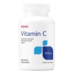 GNC Vitamin C 500mg 180 капсул