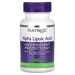Natrol Alpha Lipoic Acid 300 mg 50 капсул Альфа-ліпоєва кислота