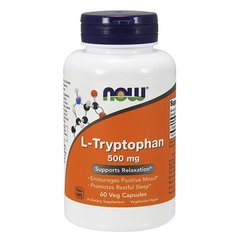 Now L-Tryptophan 500 mg 60 капс Триптофан
